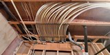 Water lines running through a home